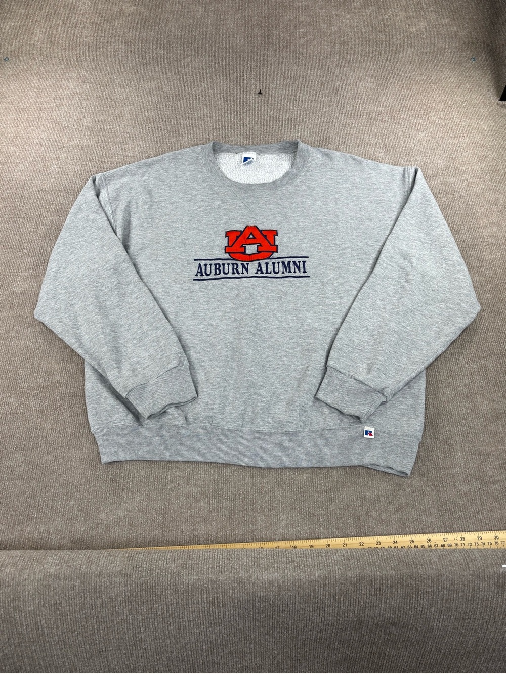 Vintage Auburn University Alumni Sweatshirt Russell Athletic Pullover Crewneck